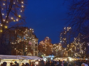 picture taken at a christmas market