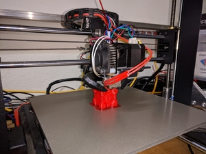 3D printer in the hackerspace