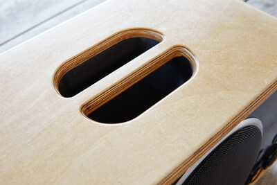 Handle glued into the case